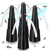 Fly Fans for Tables, Fly Fan Indoor Outdoor with Holographic Blades, Batteries Powered Fly Fans O...