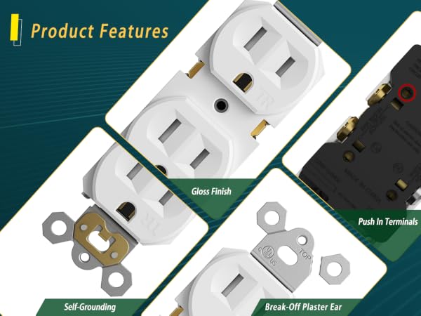 UL Listed receptacle outlet