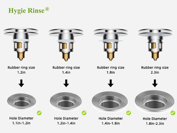 Bathroom Sink Pop Up Drain Strainer