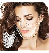 DIGIGRE 3PCS Transparent Face Shield, Lightweight Anti-Fog Clear Face Mask, Sturdy Breathable Cle...