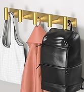 VINHOLD Wall Mounted Coat Rack-5 Hooks, Heavy Duty Stainless Steel Wall Hooks for Towel Coat Bag,...