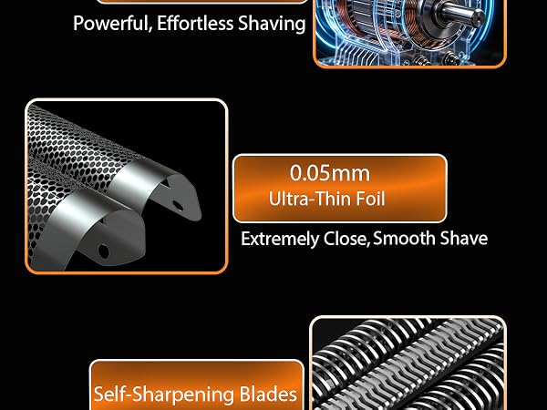 Men's Foil Electric Shaver-hair removal device