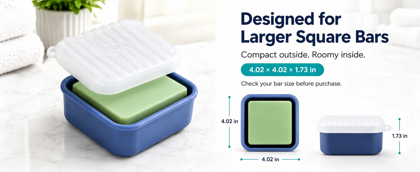 square travel soap case