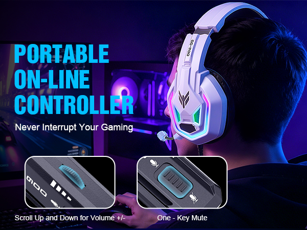 wired gaming headset