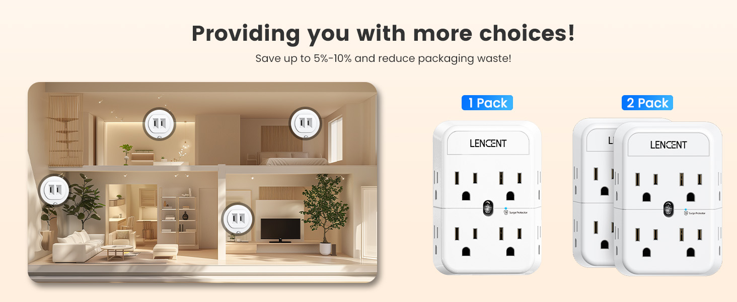 2 to 3 prong outlet adapter
