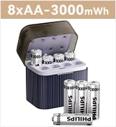 Philips Rechargeable Lithium Batteries