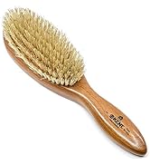 Kent LC4 Finest Hair Brushes for Women Detangler Dry Brush Made of Cherrywood - Boar Bristle Oval...