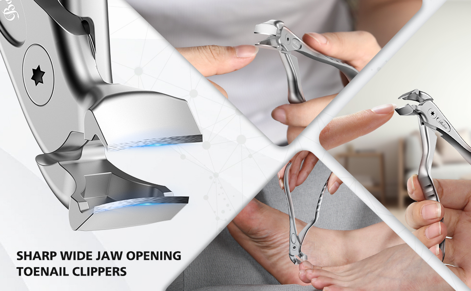 long handle toenail clipper for seniors for thick nails nail clipper for hard toenail