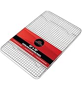 Last Confection Stainless Steel Baking & Cooling Rack - 10" x 15" - Cookie Baker's Oven Sheet Pan...