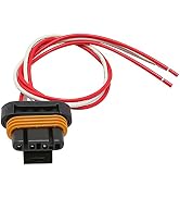 Anxingo 3-Wire Alternator Connector, Alternator Wire Connector Plug Pigtail Replacement for GM Bu...