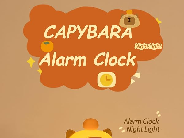Capybara Alarm Clock