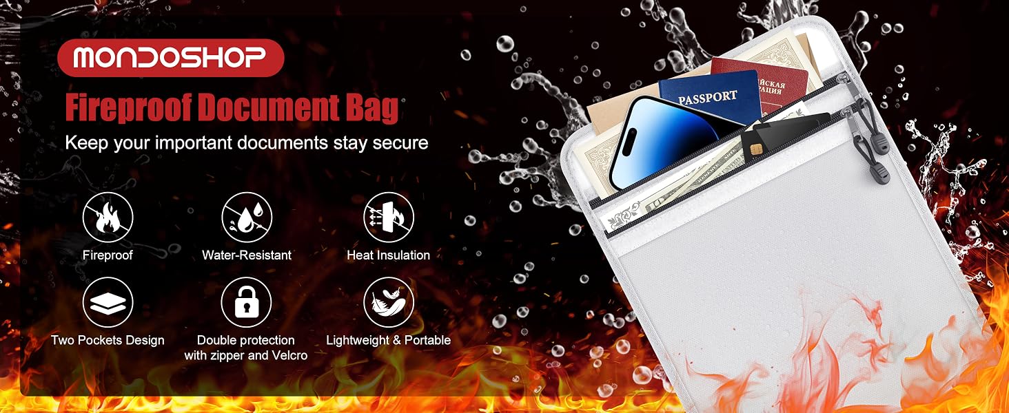 Fireproof Document Bag