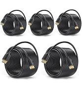 Long HDMI Cable 25FT 5 Pack, 4K HDMI to HDMI Cable 25 Foot in-Wall CL3 Rated High Speed HDMI 2.0 ...