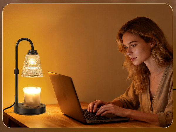Candle Warmer Lamp with Timer Dimmable