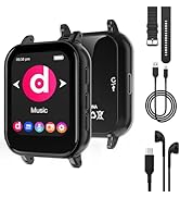 Aeheqkl MP3 Player with Bluetooth 5.0,32GB Touchscreen Music Player with Detachable Strap,Built-i...