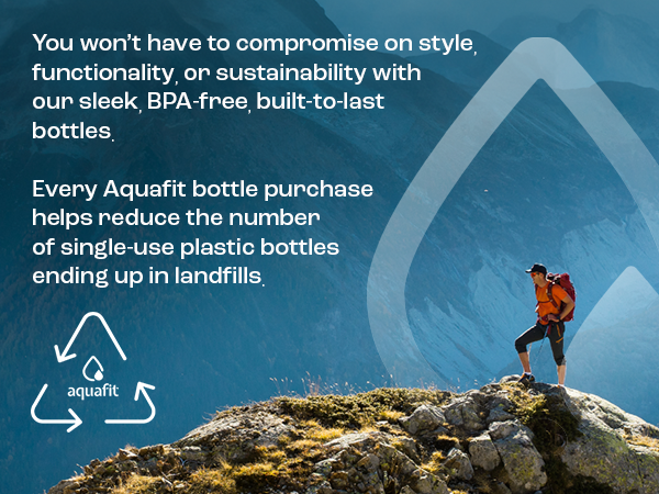 aquafit pp water bottle vs single-use plastic water bottles