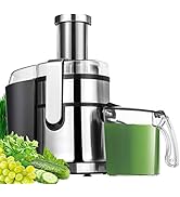 Juice Extractor,Wide Mouth Centrifugal Juicer Machine LED Touch Control Function with Juice Jug,A...