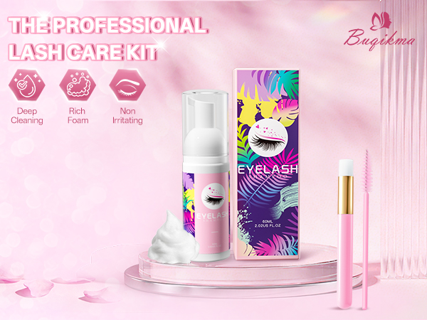 Lash shampoo lash wash eyelash shampoo