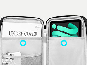 Two Inner Side Pockets, Dual Large Storage Pockets