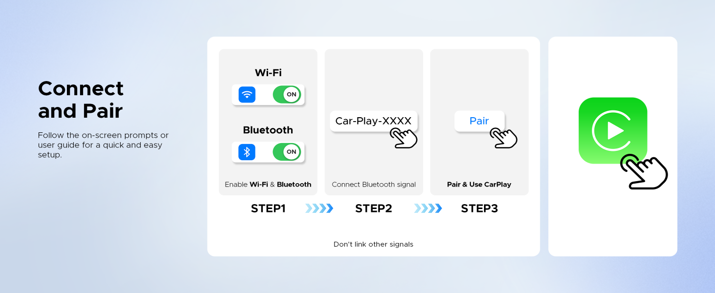 apple carplay adapter; easy setup; autp connect; best apple carplay wireless adapter;
