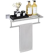 Alise 16 Inch Towel Racks for Bathroom, Towel Rack Wall Mounted with Tower Bars, SUS 304 Stainles...