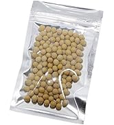 100 Pack Clear Front Reclosable Airtight Mylar Bags 8.5x14cm (3.3x5.5inch) for Zip Heat Seal Alum...