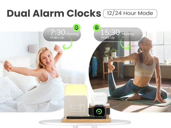 iphone and apple watch charging station