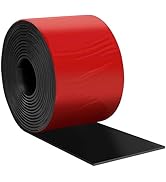 Heonay Self Adhesive Rubber Strips, Solid Neoprene Rubber Sheets Rolls Strips (4" W x 1/16" T x 1...