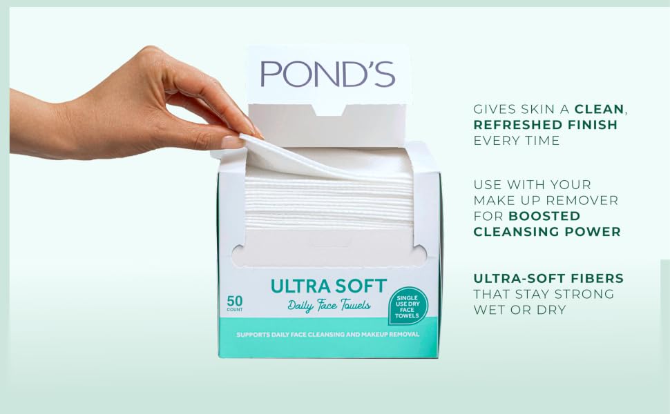Ponds Ultra Soft Daily Face Towels