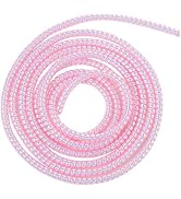 Cable Protector Animal Proof Wire Repair, Pink Cord Protector for Pets Headphone Saver Spiral Cab...