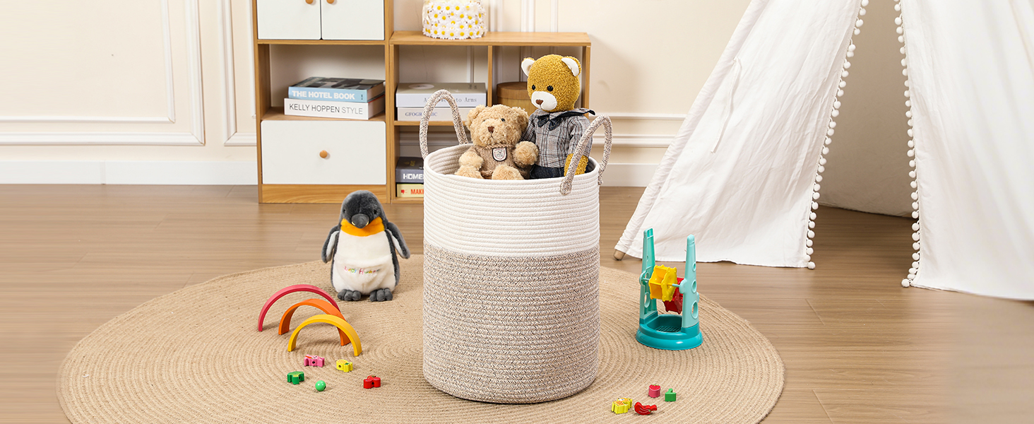 basket for blankets