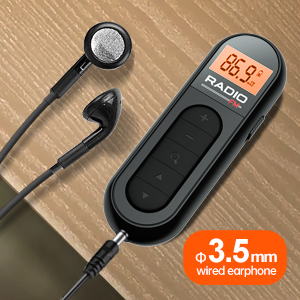 Listen with earphone