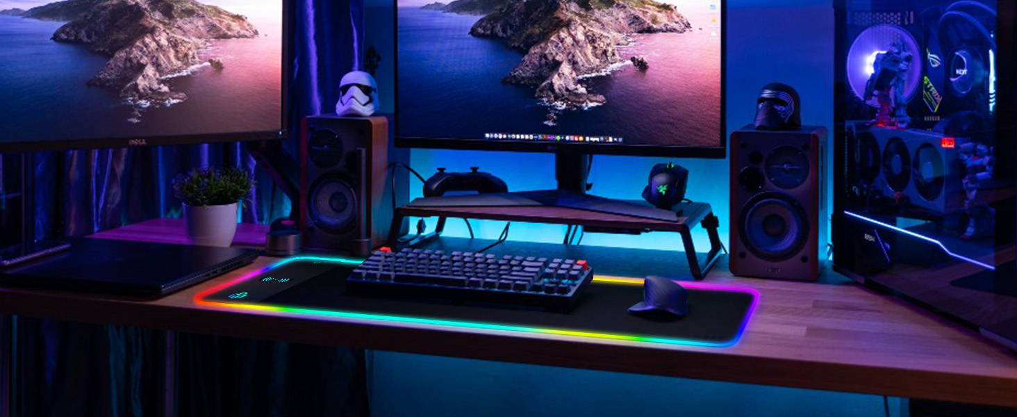 wireless charging mouse pad