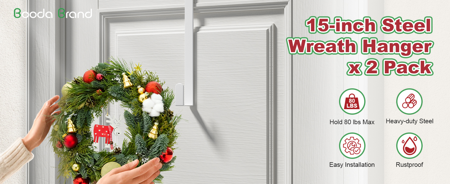 wreath hangers 2 pack