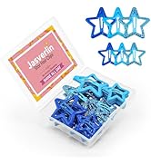 JASVERLIN Star Hair Clips for Girls, 36 pcs Cute Accessories Kawaii Metal Snap Hairclips for Wome...