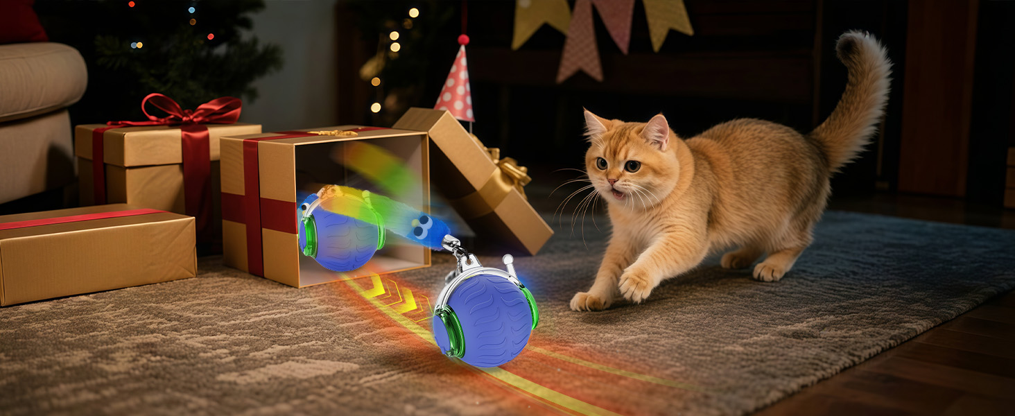 electric cat toy ball