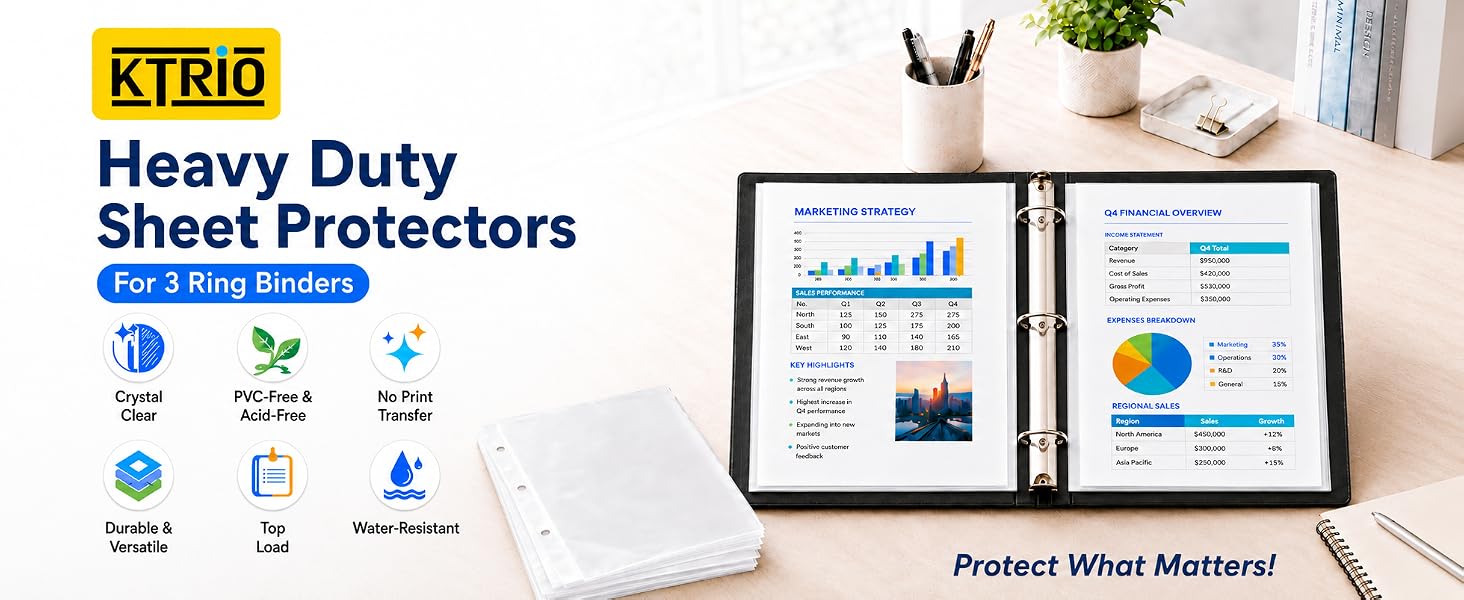Heavy Duty Sheet Protectors