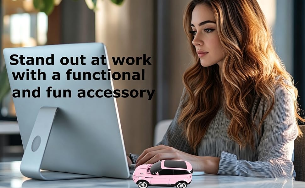 Funny USB CAR Mouse for Laptop PC Computer Tablet Macbook Kids Girl Boy Women