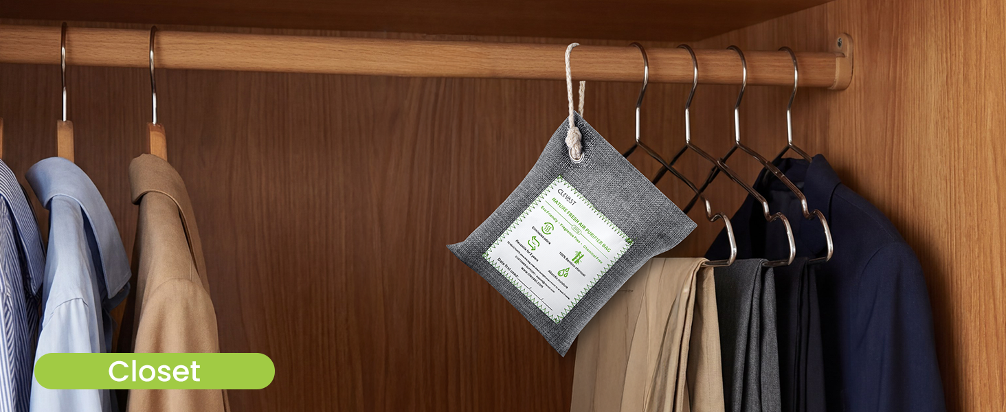 activated charcoal bags for closet wardrobe