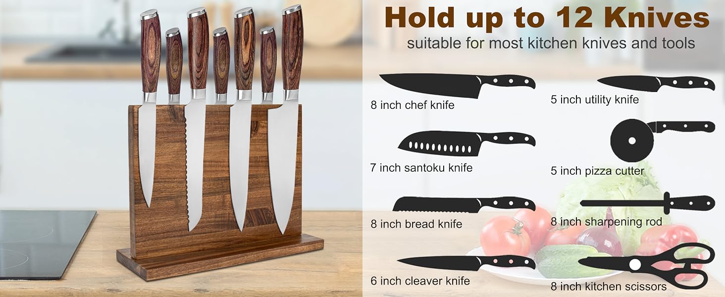 double sided magnetic knife holder