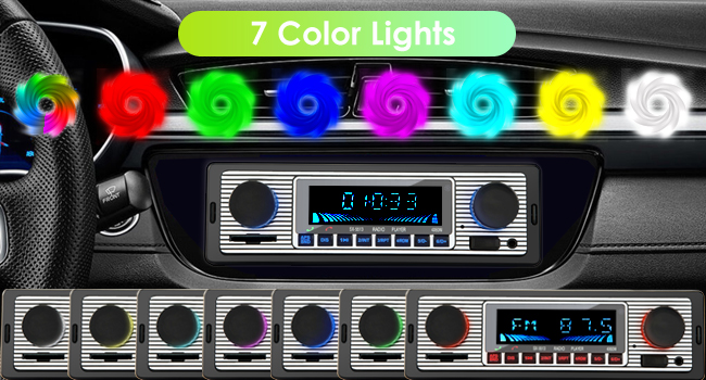 7 color car stereo car stereo with bluetooth bluetooth car stereo single din car stereo stereo car
