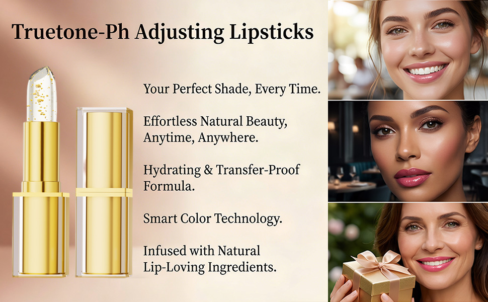 clear lipstick that changes color, ph adjusting lipstick, mothers day gifts