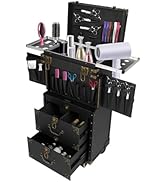 Mahugde Beauty Salon Luggage Rolling Lockable Makeup Train Trolley Stylist Beauty Salon Cosmetic ...