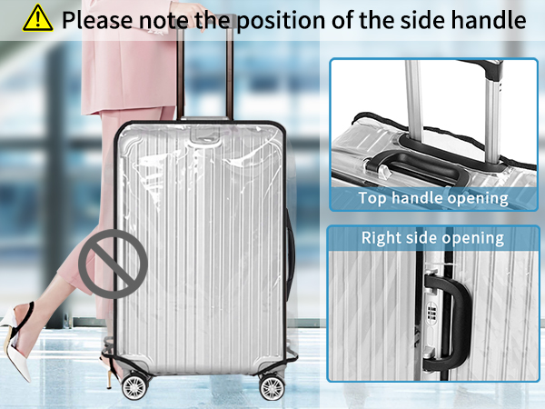 Clear PVC Suitcase Cover