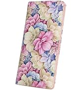 AIRMORS Wallet Women Leather Credit Card Holder with RFID Blocking Large Capacity Slim zipper Wal...