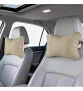 SendyFeather 2 Pack Car Neck Pillow Soft Breathable Headrest Pillows for Driving Support, Univers...