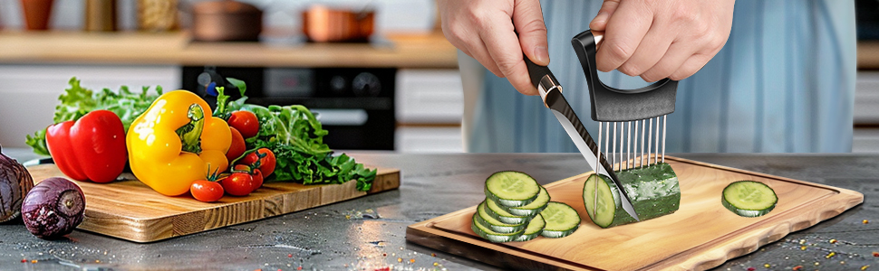 onion holder for slicing