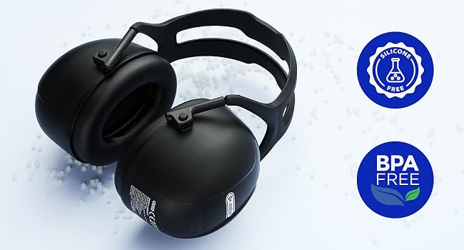 Dr.meter Hearing Protection Ear Muffs Noise Reduction Safety Earmuffs Kids Adult Hearing protection