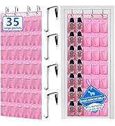 over the door shoe organizer,2025 upgraded,shoe organizer,35 Huge pockets,over door shoe organize...