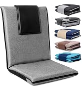 FASTMOMENT Floor Chair with Water Repellent Fabric 14-Position Adjustable Floor Chair with Back S...